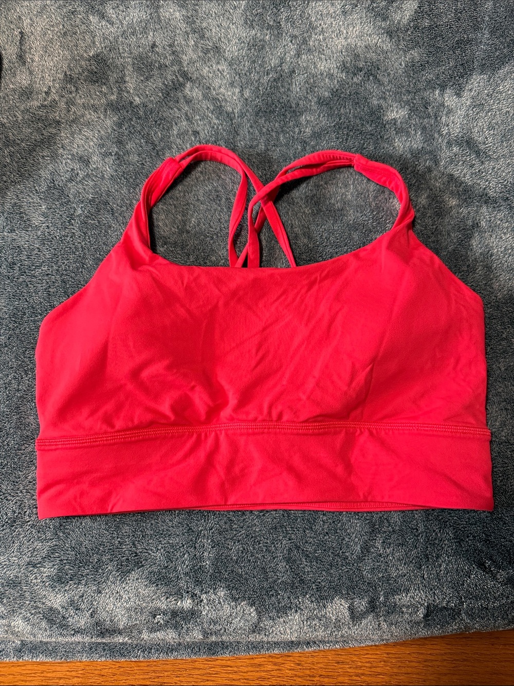 Lululemon Energy Longline Bra *Medium Support, B–D Cups - Dark Red